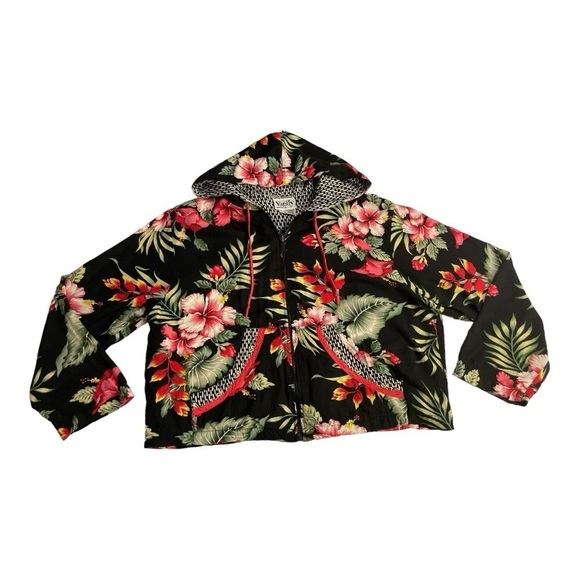 Vintage Vanity Floral Beaded Shell
Jacket Zip L - Picture 6 of 9